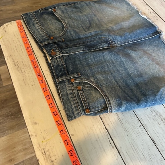 NWOT Madewell Rigid Denim A-Line Skirt Size 30 - Picture 6 of 9